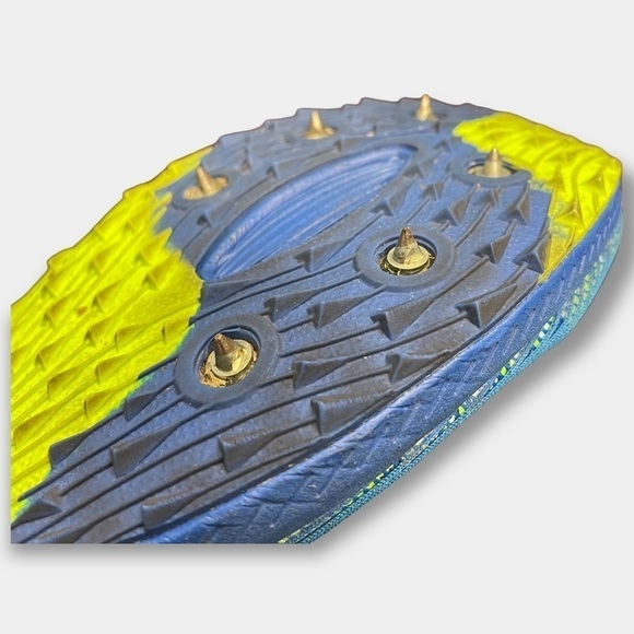 New Balance Men's Racing XC7 Cross Country Spikes Blue Neon Size 11 - Picture 7 of 9